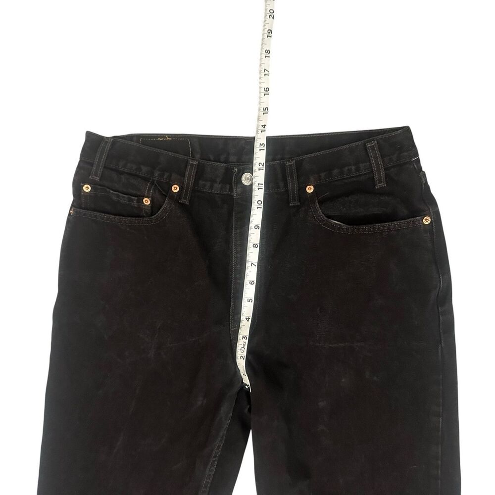 Levi's Men's Straight Jeans - Black - Picture 5 of 12